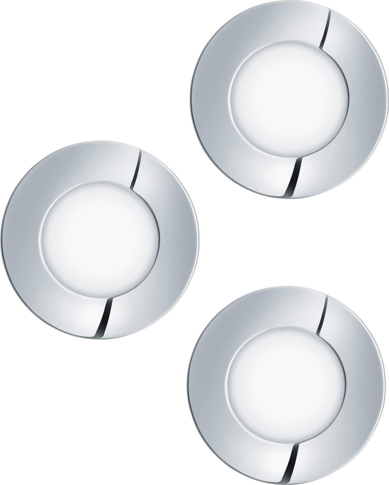 Eglo FUEVA 1 LED Inbouwspot, Chroom en Wit, 3000 K