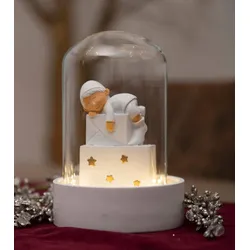Manfred mit Glaskuppel 18cm LED