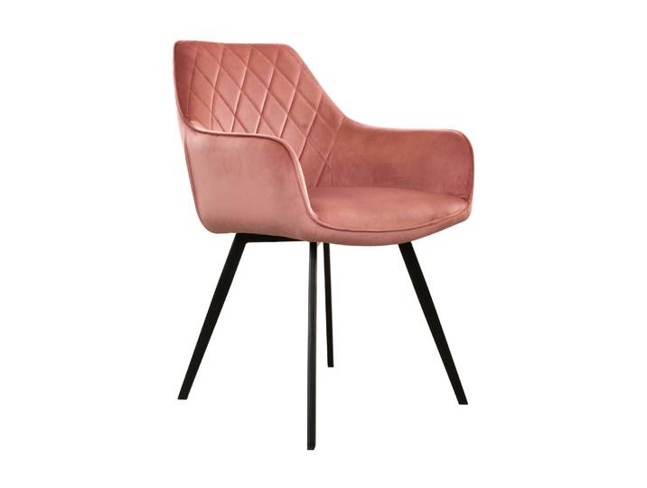 Kick eetkamerstoel Karl Velvet - Roze