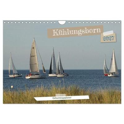 Kühlungsborn Geburtstagsplaner (Wandkalender 2027 DIN A4 quer), CALVENDO Monatskalender
