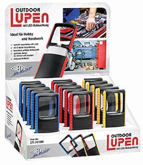 FÃ¶rstoringsglas LED craft &amp; outdoor i display 15st