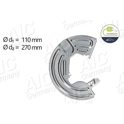Aic Spritzblech, Bremsscheibe [Hersteller-Nr. 71416] für Renault