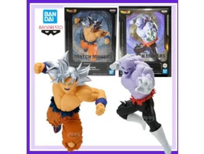 Originele Bandai Banpresto Dragon Ball Chou Match Makers Son Gokuu Haiiro Geen Jiren Ultra Instinct Anime Action Figures Model