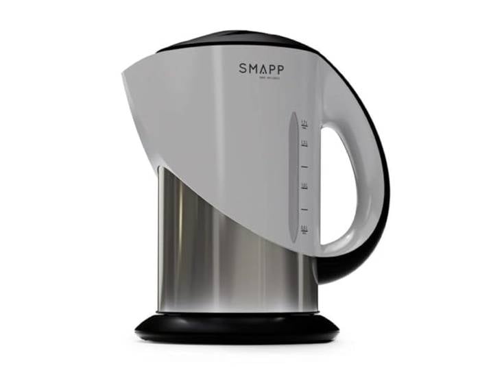 SMAPP Wasserkocher 442.3, Schwarz, Graphit, Silber, Edelstahl, 2200 W, 1,7 l