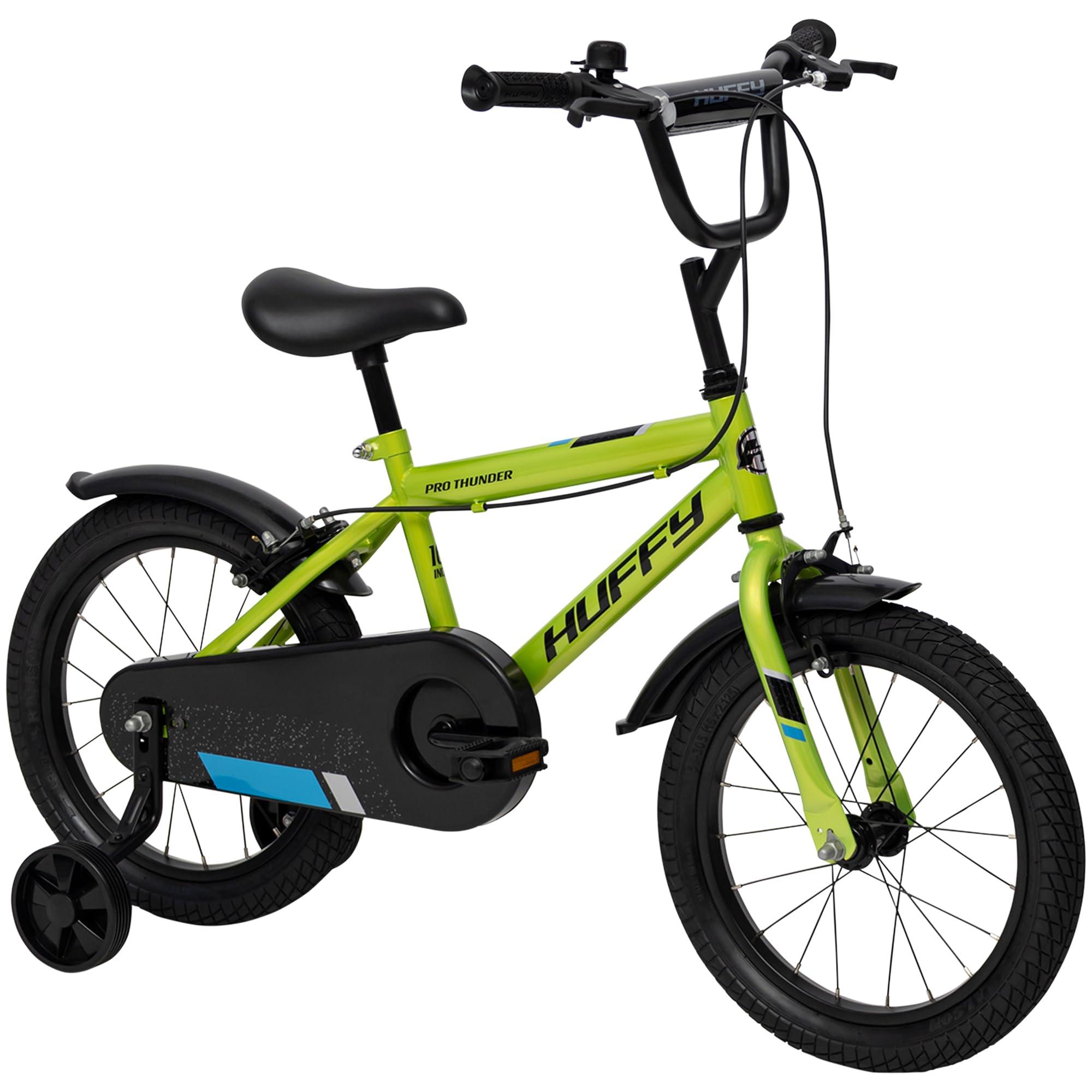 Kinderfahrrad 16 Zoll, BMX-Stil, Grün, für 5-7 Jahre