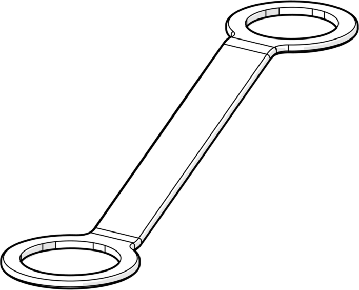 Hansa Sechskant-Ringschlüssel SW 38 / SW 41 59912780 SW 38/41