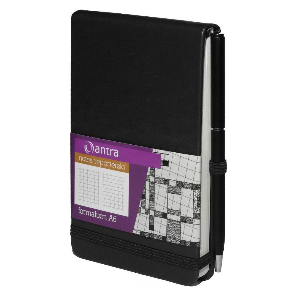 Antrax Reporter-Notizbuch A6 Rasterformalismus Schwarz ANTRA (A6) (35679413)