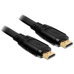 Delock HDMI Anschlusskabel HDMI-A Stecker, HDMI-A Stecker 2.00 m Schwarz 82670 4K UHD HDMI-Kabel