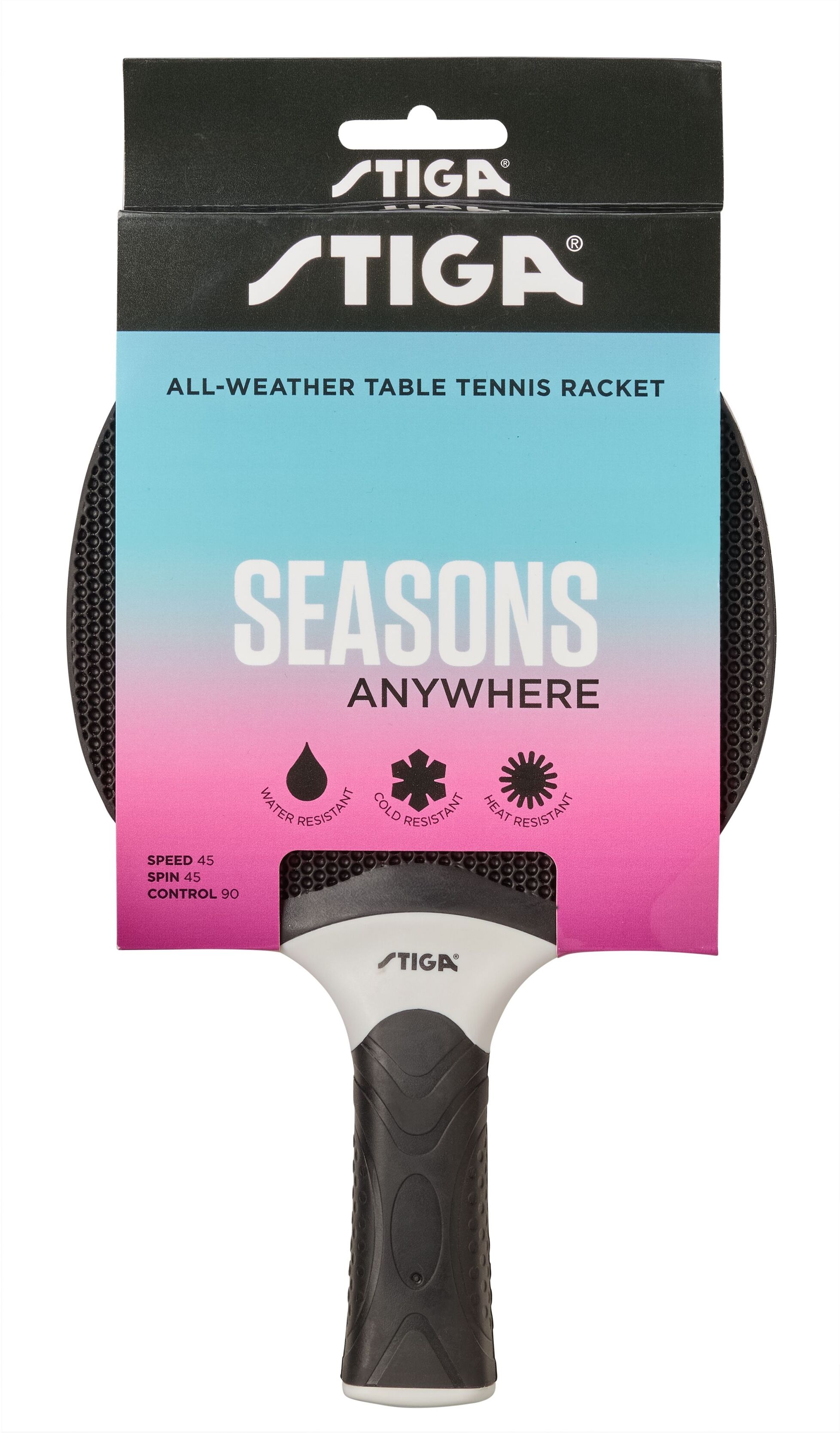 Stiga Seasons Anywhere Outdoor Racket Black