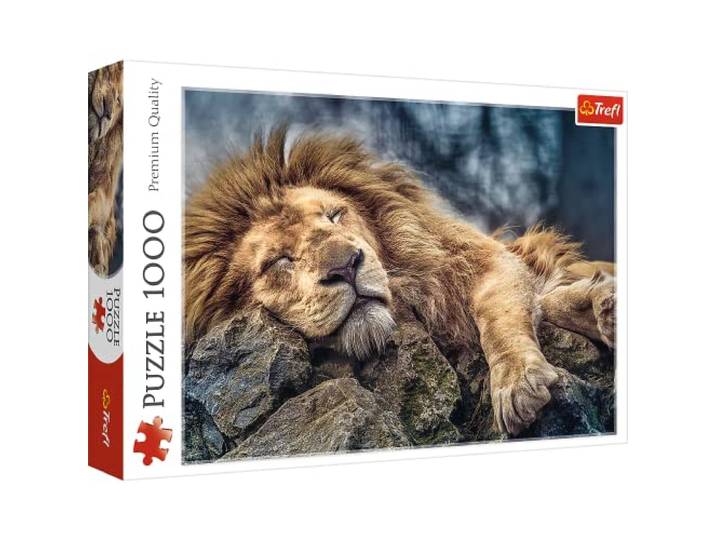 Trefl - Puzzels 1000 Stukjes, De slapende leeuw, Afrika