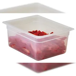 Cambro Lichtdurchlässige Polypropylen Gastronorm GN-Behälter GN1/2-150, 6 Stück im Karton - 26PP190