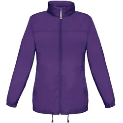 B&C Ungefütterter Damen Windbreaker Sirocco JW902 purple XS