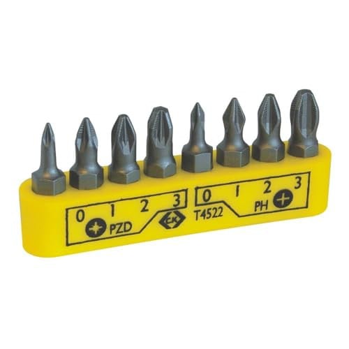 C.K. Schroevendraaierset CK-4522 met PH0 bitset