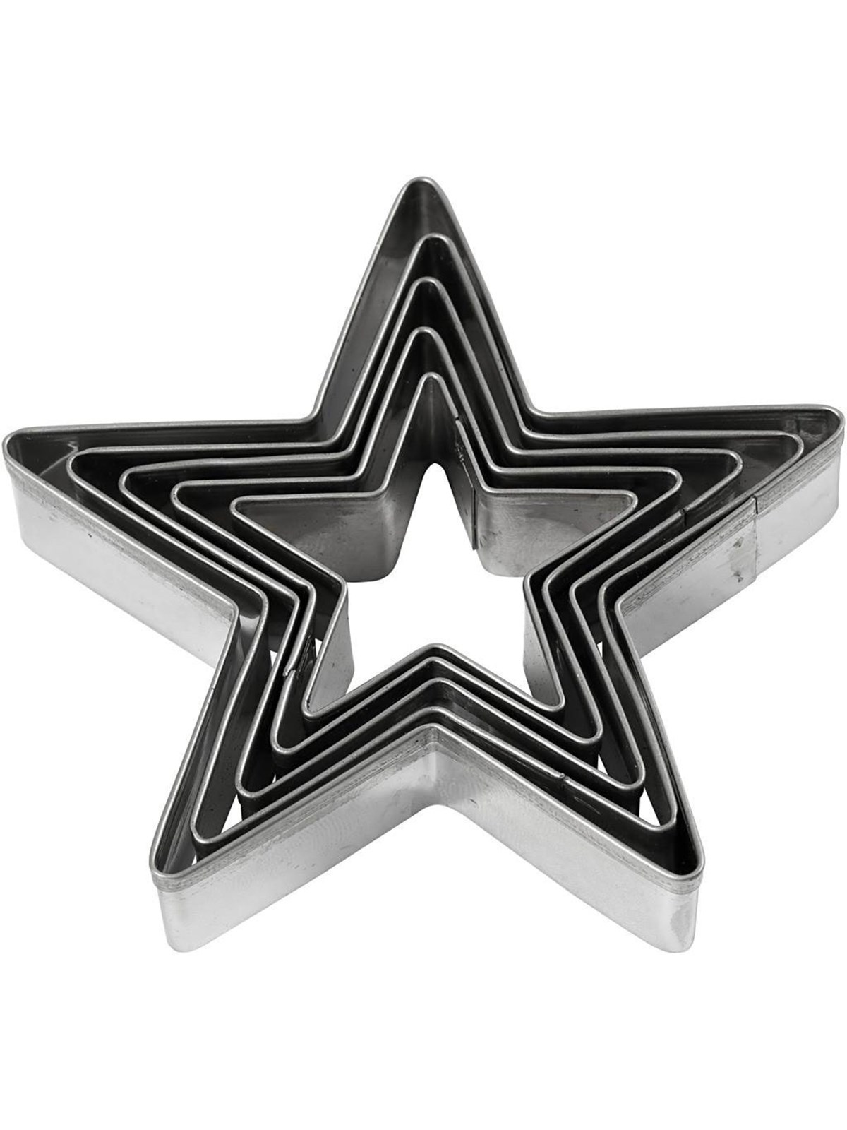 Creativ Company - Star cookie cutters 5 pcs.