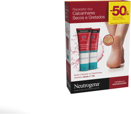 Neutrogena Creme Pés Reparador Calcanhares Gretados 2 x 50ml