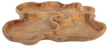 Atlas Lighting and Home Atlas Brantley 3 Compartment Oversized Bowl - Brown - 19.75 inch Wide