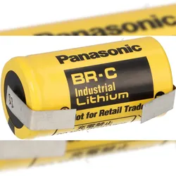 PANASONIC BR C Lithium 3,0 Volt C 5000mAh Baby U-Lötfahne