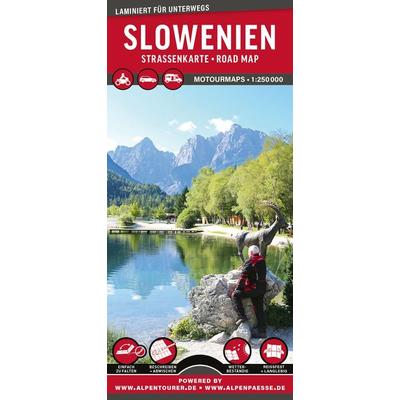 MoTourMaps Slowenien (Julische Alpen • Karawanken) Auto- und Motorradkarte 1:250.000, Sonstige von , MoTourMedia, 978-3-939997-70-2