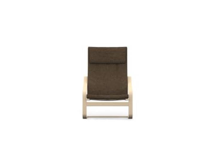 comfortly Housse pour fauteuil enfant Poang Enjoy Lux-Marron Tissu doux\, durable et hydrofuge