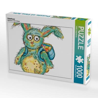 CALVENDO Puzzle Osterhase 1000 Teile Puzzle quer | 1000 Teile Lege-Größe 64 × 48 cm Foto-Puzzle für glückliche Stunden