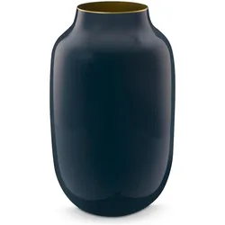 PIP Studio, Vase, Vase Metall oval mittelblau 30cm (1x)