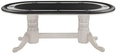 RAM Gameroom Wood 80 Inch Poker Table With Padded Vinyl Poker Surface By RAM Game Room - 80 INCH