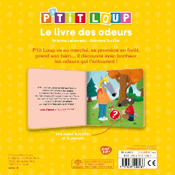 Livre P'tit loup : Le livre des odeurs - Auzou
