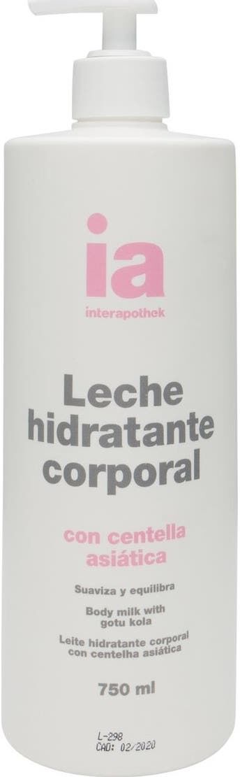 INTERAPOTHEK leche corporal hidratante centella asiática 750ml