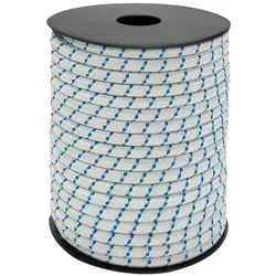Beschichtetes elastisches Seil 8 mm. Rolle von 100 Metern