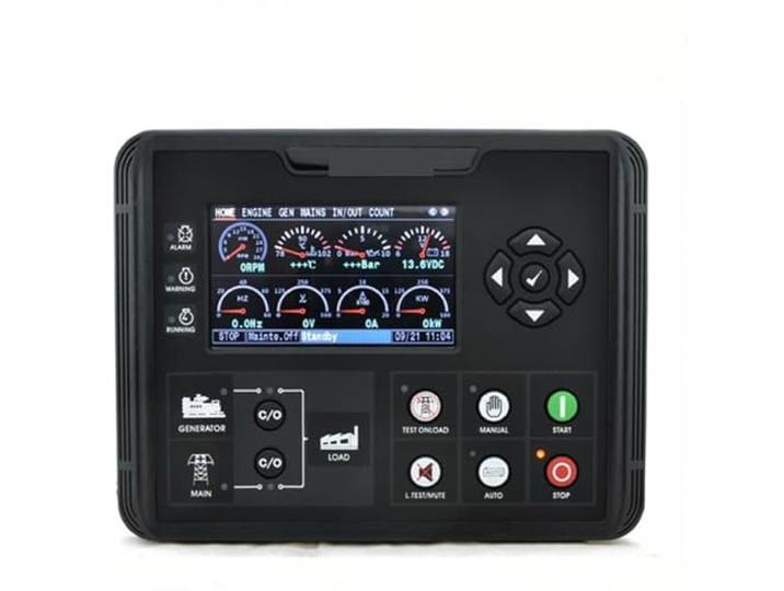 1 x DC70D DC72D DC72DR Generator-Set Controller für Benzin-Gas-Genset-Parameter LCD-Bildschirm (DC72D)