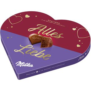 Milka Pralinen Alles Liebe, 30 Stück, a la Dessert au Chocolat, 165 g