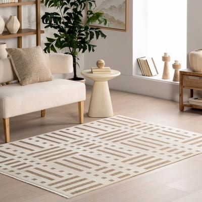 Nuloom Mina SuperiorWash Modern Stripes Reversible Machine Washable Area Rug