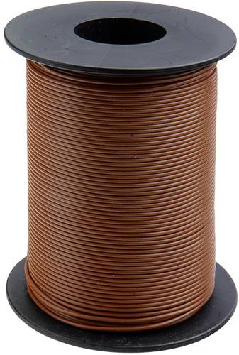 Donau Elektronik 125-S50-8 Litze 1 x 0.25mm² Braun 50m