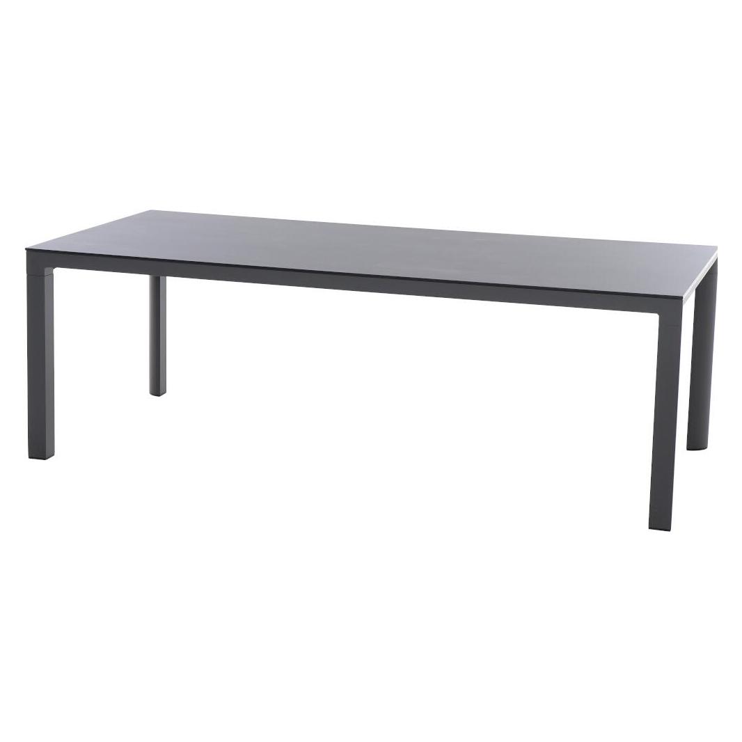 Siena Garden Silva Dining Tisch 220x100cm matt anthrazit / HPL ferro (220 x 100 x 74 cm) (S08840)