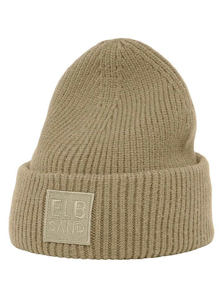 ELBSAND Beanie "Nora" in Oliv - onesize