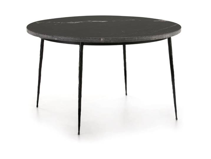 Table à dîner ronde en marbre armesto