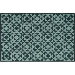 WECONhome Handtuftteppich Downtown grün multi 160x230 cm