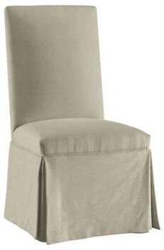 Parsons Chair Slipcover Only - Natural Linen - Ballard Designs