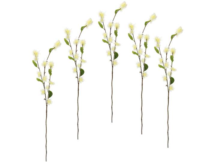Kunstblume I.GE.A. Zaubernuss , weiß, B:20cm H:100cm, Obermaterial: 93% Kunststoff, 7% Polyester, Kunstpflanzen, Kunstblume, 5er Set