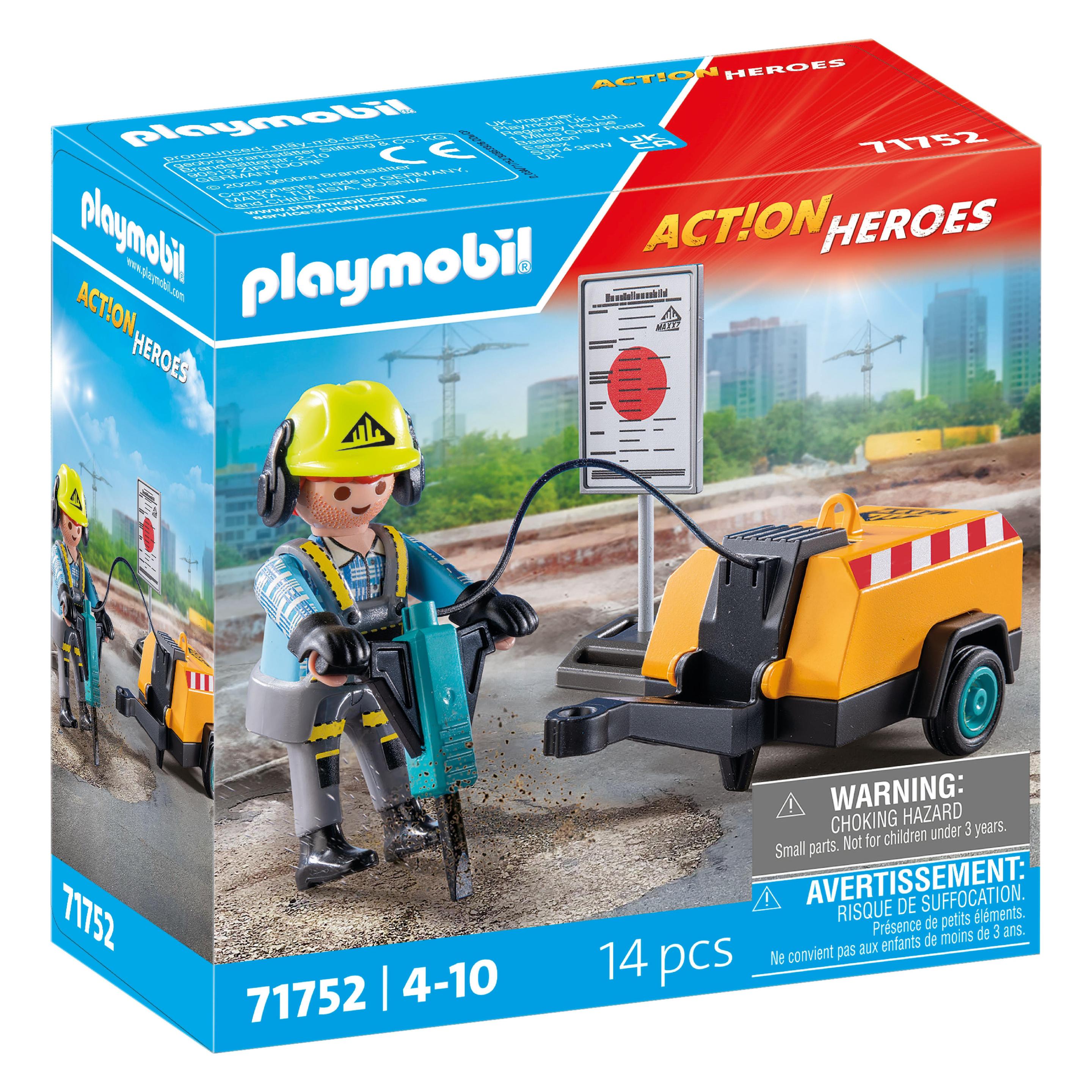 Playmobil Bauarbeiter mit Meissel (71752)