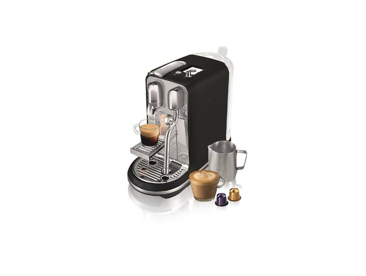 SAGE Kapselmaschine Creatista Plus Steel 1.5 l , Energieeffizienz: A++, schwarz, B:40,78cm H:31cm T:17,1cm, Kaffeemaschinen, Kapselmaschine