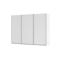 meinSchrank Schwebetürenschrank inklusive Zubehör Regina , weiß , Maße (cm): B: 301 H: 223 T: 68.0