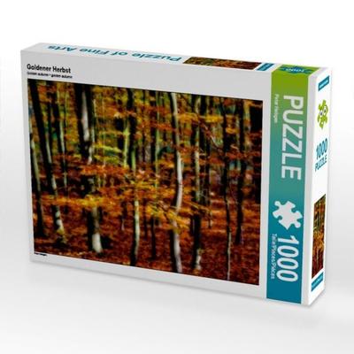 CALVENDO Puzzle Goldener Herbst 1000 Teile Puzzle quer | 1000 Teile Lege-Größe 64 × 48 cm Foto-Puzzle für glückliche Stunden