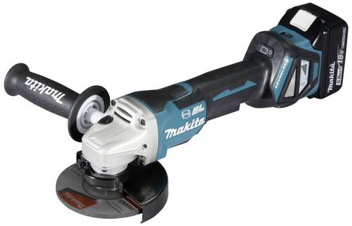 Makita DGA517RTJ DGA517RTJ Akku-Winkelschleifer 125 mm inkl. 2. Akku, inkl. Ladegerät 18 V 5 Ah