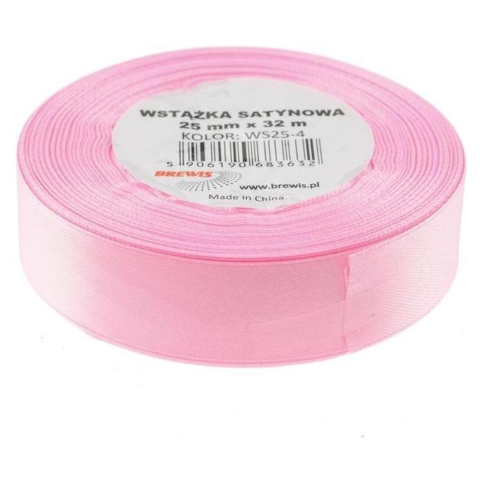 Brewis Hellrosa Satinband 25mmx32m (47593299)