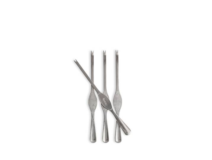 Couverts À Fruits De Mer\, 4 Pièces\, Acier Inoxydable\, 20 Cm / Sagaform