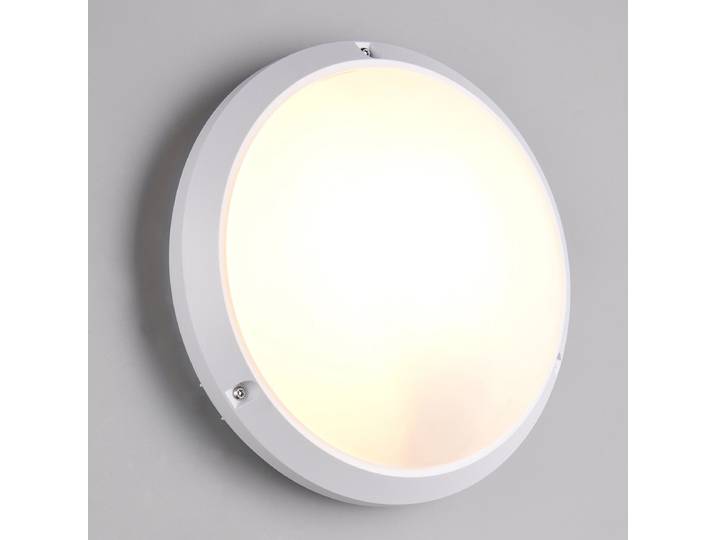 Applique murale Ambato Ø 27cm Blanc/Blanc