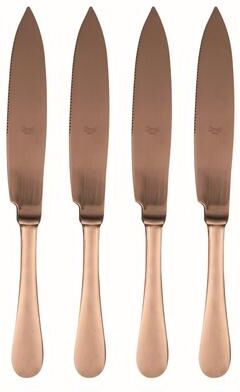 Mepra 4-piece Stainless Steel American Steak Knife Set