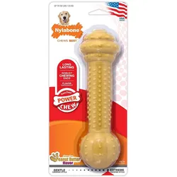 Nylabone Extreme Chew - Barbell Peanut Butter L/XL (Kauspielzeug Hund), Hundespielzeug