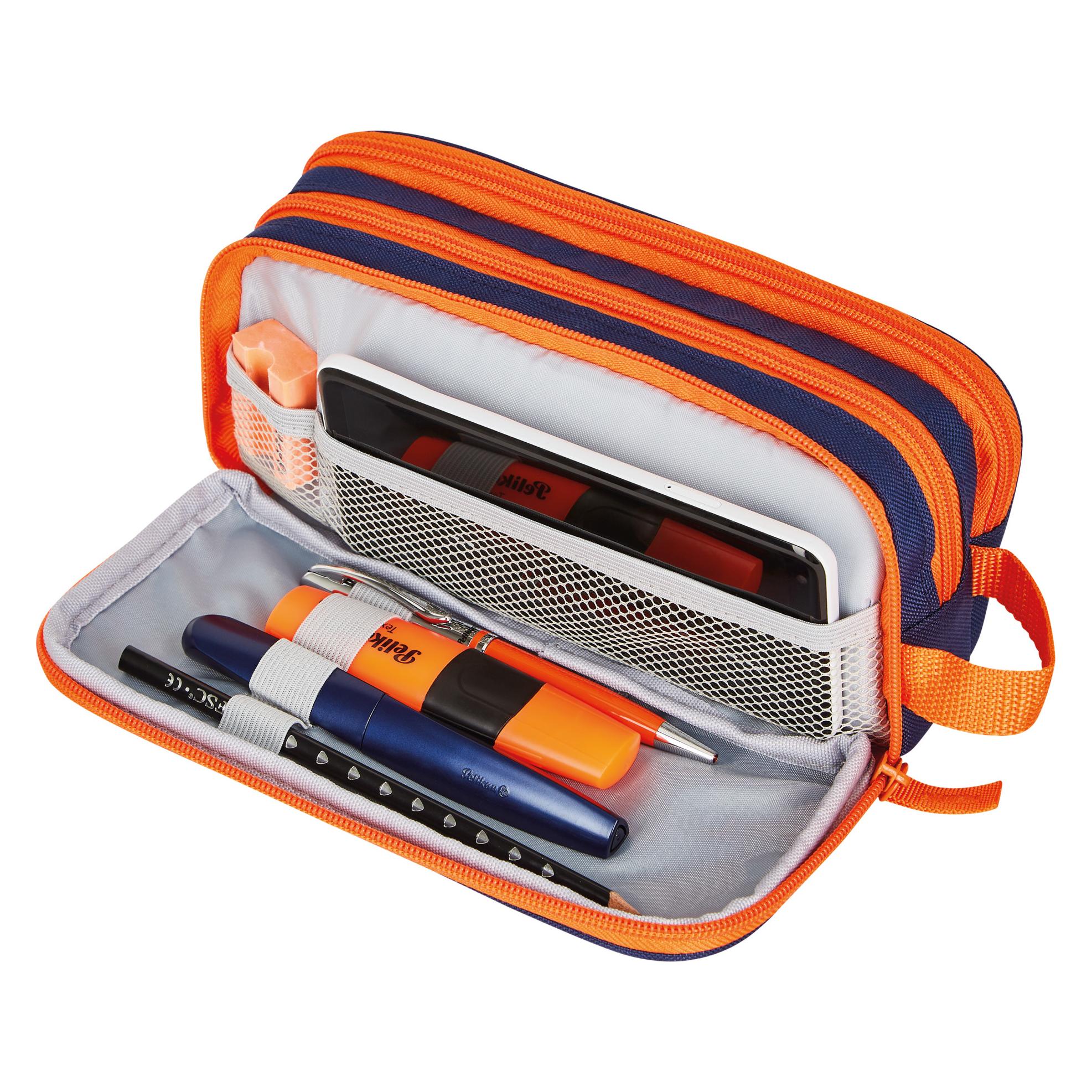 Herlitz Doppelfaulenzer Neon blau/orange (50043750) Mindestbestellmenge: 2 Stück